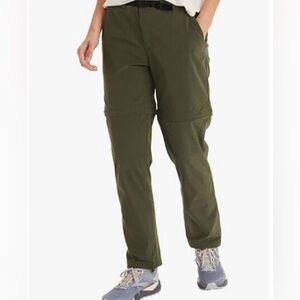 Marmot Convertible Pant Breathable Zip-Off Trekking Pants- men- Olive Green